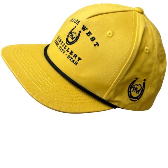 Yellow High West Men's Hat - Picture 2 of 5